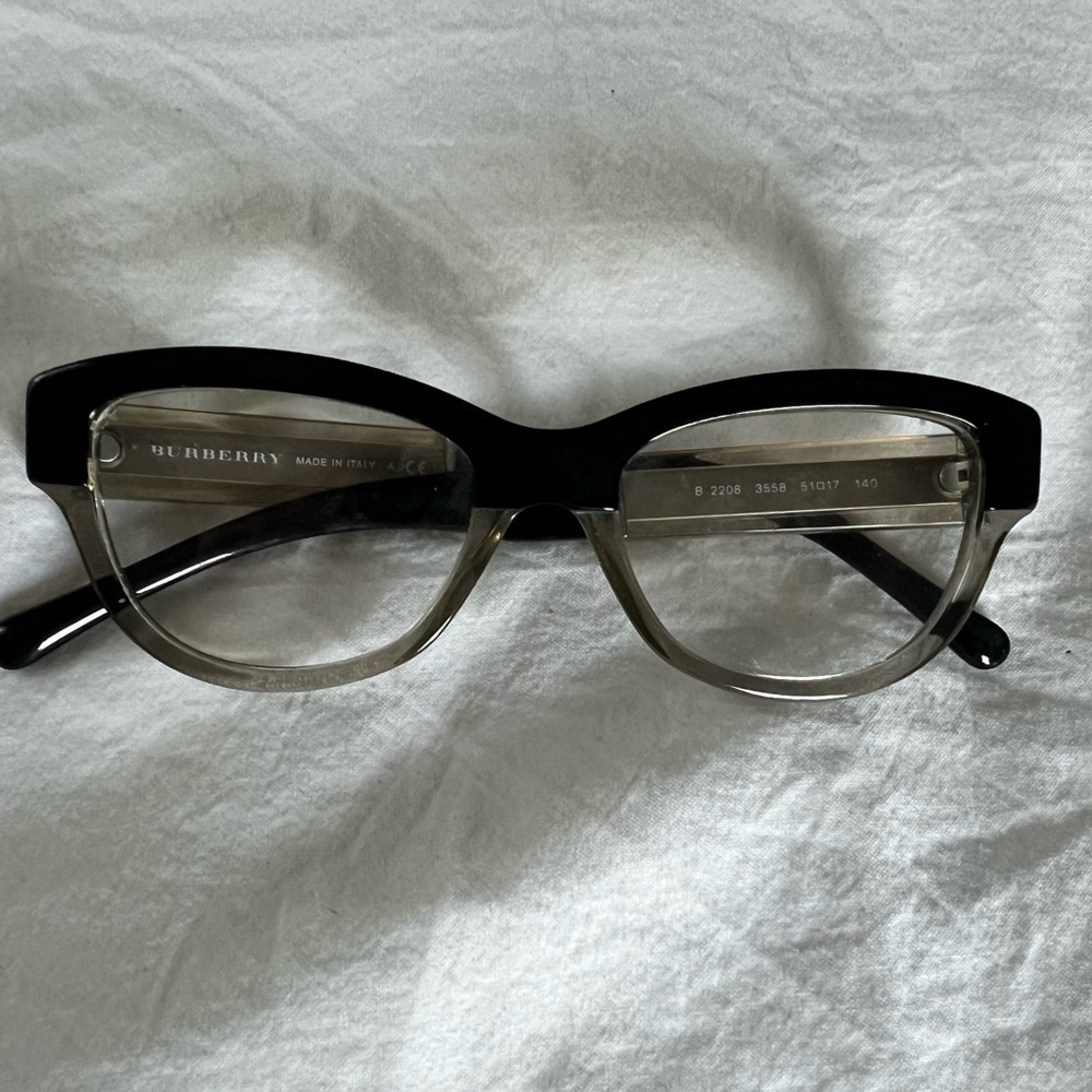 Burberry Black and Gray Gradient Eyeglasses